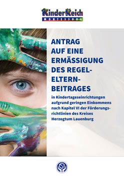 Antrag auf Ermäßigung des Regelelternbeitrages